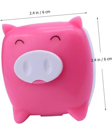 Buy Healifty 6pcs Cartoon Lens Storage Case - Piglet Design Lens Container & Medium Accompanying Box for International Shipping - Buy Online on GoSupps.com