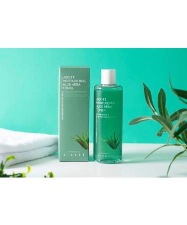 Jigott - Moisture Real Aloe Vera Toner 10.1 FL OZ/ 300ml - Buy Online on GoSupps.com