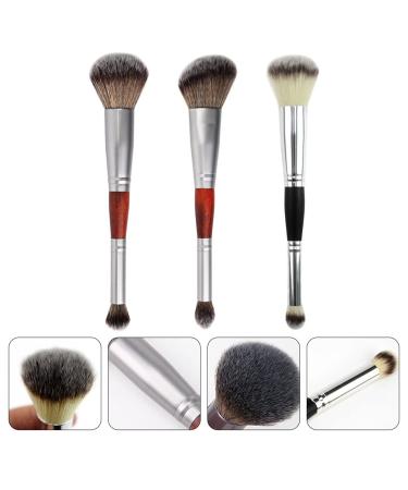 Beaupretty Double Ended Makeup Brush Set - 3PCS Blending Foundation and Concealer Brush for Flawless Highlighting | International Shipping - Buy Online on GoSupps.com