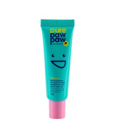 Pure Paw Paw Original All Purpose Australian Ointment with Coconut to Smooth and Soothe Suitable For Lips All Skin Types and Makeup Targets Sunburn Dry Cracked and Inflamed Skin 15g