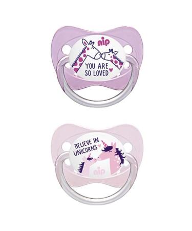 Nip Pacifier for Girls - Silicone 5-18 Months International Shipping Available - Buy Online on GoSupps.com