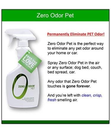 Zero Odor Pet Odor Eliminator - Permanently Removes Air & Surface Odors - Patented Molecular Technology for Carpets, Furniture, and Pet Beds - Long-lasting with Over 400 Sprays - Buy Online on GoSupps.com