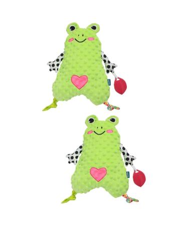 Toyvian 2st Sleeping Comfort Towel Pacifier For Young Cuddly Animals Ceiling Spitting F cks from Musselin Filled Hasen Toys Animal Ceil