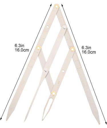 Angoily Eyebrow Tools 2 Pcs Second Generation Scale Kits Molds Microblading Eyebrow Rulers Makeup Set Stainless Steel 25x5x0.6cmx2pcs Silverx2pcs - Buy Online on GoSupps.com