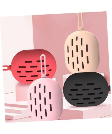 Didiseaon Beauty Powder Puff Beauty Sponge Holder Travel Powder Sponge Travel Cosmetic Bag Makeup Travel Containers Makeup Puff Holder Portable Cosmetic Box Make up Pink Silica Gel - Buy Online on GoSupps.com