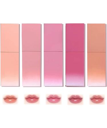 sjfscqr Water Gloss Lip Tint Waterproof Non-Stick Cup Mini Jelly Liquid Lipstick Long Lasting Moisturizing Lip Oil - Buy Online on GoSupps.com