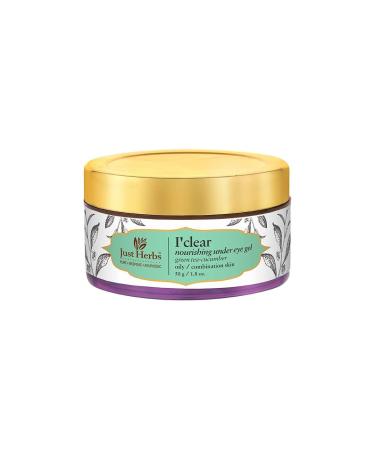 Green Velly Herbs Ayurvedic I'Clear Green Tea-Cucumber Nourishing Under Eye Gel For Dark Circle & Under Eye Bags Suitable For Oily/Combination Skin Type - For Men & Women