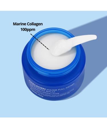 FARMSTAY Collagen Water Cleansing Balm 95ml | Hydrating Korean Skin Care Makeup Remover | Balm to Oil for Double Cleanse & Firming - Buy Online on GoSupps.com
