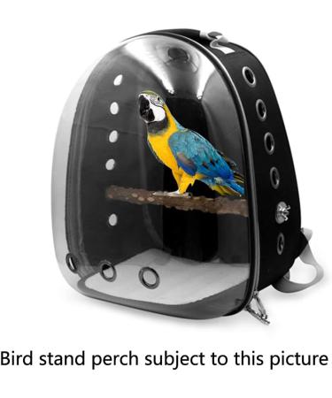 BURAN Pet Parrot Carrier Bird Travel Bag Space Capsule Transparent Backpack Breathable 360 Sightseeing - Buy Online on GoSupps.com