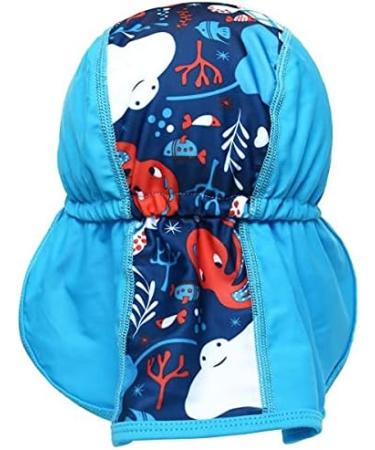 Splash About Baby Kids Legionnaire Sun Hat L - Under The Sea | UV Protection - Buy Online on GoSupps.com