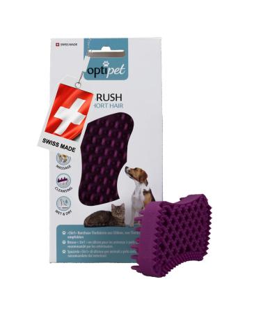 Optipet 3in1 Animal brush for dogs & cats |Shorthair |Massage effect |No injury risk |Also wet application |Strengthened fur |Remove hair from textiles |Washable