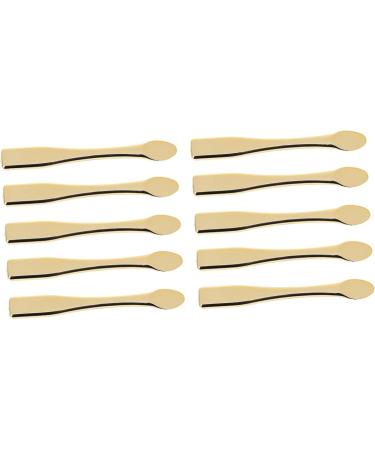 Baluue 50 Pcs Mask Spoon Mini Mask Applicator Face Cream Applicator Mini Skin Care Spatula Makeup Minis Abs 6X1X0.3CMx5pcs Goldenx5pcs - Buy Online on GoSupps.com