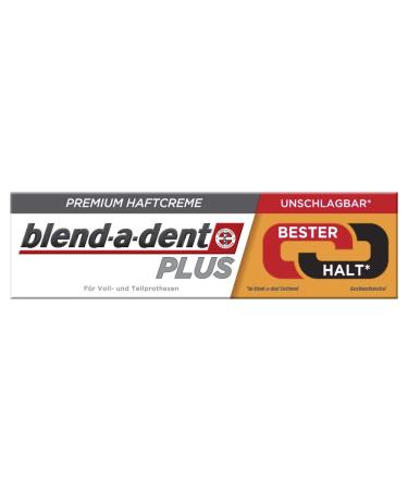 Blend-a-Dent Plus Best Hold Premium Adhesive Cream 40g - Long-Lasting Denture Fixative for Strong Hold Worldwide Shipping - Buy Online on GoSupps.com