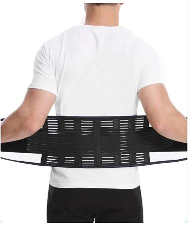 Nezih Breathable Double Train Lumbar Support Belt | Posture Pain Relief for Back Pain Scoliosis & Herniated Discs - Buy Online on GoSupps.com