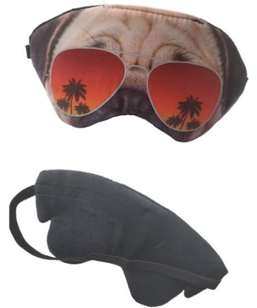 3D Cute Animal Sleep Mask - Soft Plush Cat Dog Eyeshade for Kids and Adults - Buy Online on GoSupps.com