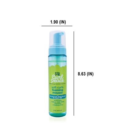 Just For Me Curl Peace Soft Curls Foaming Mousse 8.5 oz - Defined Curls with Natural Hold - Buy Online on GoSupps.com