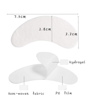 Siismi 50 Pairs Eyelash Extensions Pads & 25 Eyelash Brushes - Premium Quality for Stunning Lashes | International Shipping - Buy Online on GoSupps.com