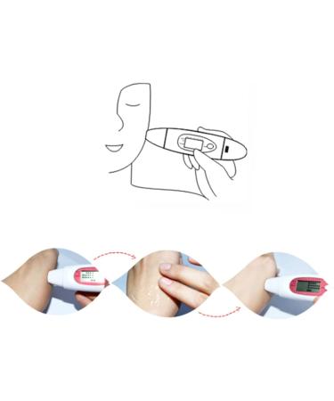 Healeved 3 1 Facial Moisture Oil Tester Facial Moisture Meter Facial Moisture Oil Meter - Buy Online on GoSupps.com