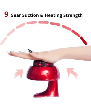 9-Speed Electric Scraping Instrument with LCD Display - Handheld Gua Sha Massager for Muscle Pain Relief | International Shipping Available - Buy Online on GoSupps.com