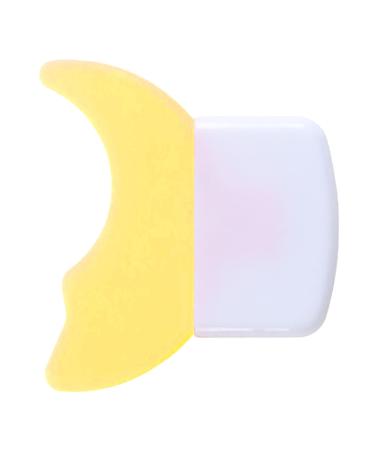 Shanrya Anti-smudge Mascara Shield for Eyelashes Double Arch Anti-smudge Eyelash Applicator Deflector Suitable for All Face Shapes (Yellow)