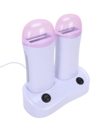 ZJchao Chauffe-cire Portable Haute Puissance avec Double Support de Cartouche Chauffe-cire pilatoire Rouler pour un Usage Domestique Rapide Nettoyage Facile