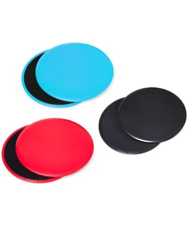1 Pair Fitness Gliders - Black Muscle & Training Gliders for Workout & Gymnastics | International Shipping Available - Buy Online on GoSupps.com