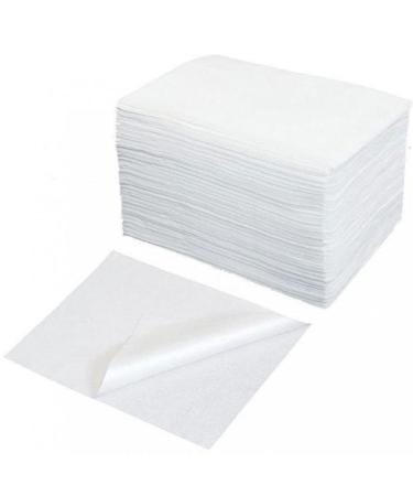 Premium disposable and hairdresser 100 pieces 70 x 50 cm made of premium fizelina 50 g in a foil bag for hairdressing salon sauna hotel household and other applications.