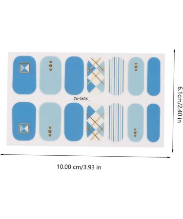 Lurrose Nail Molding Gel Nail Polish Wraps U as Sheets Nail Strips Sticker Adhesive Nail Polish Stickers Ultra-thin Nail Decal Calcomanias Para 5 Nail Polish Decals Nail Art Wraps - Buy Online on GoSupps.com