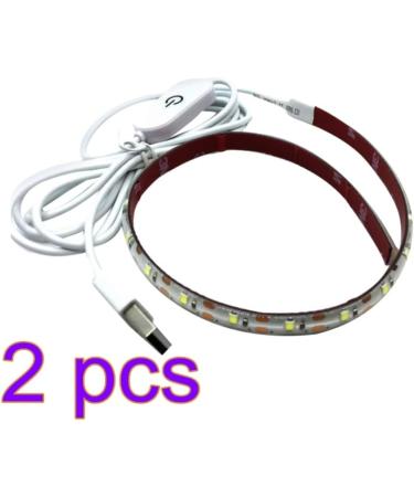 Mobestech 2pcs Sewing Machine LED Light Strips - 2 Meters, Self-Adhesive, USB Powered, 6500K - Buy Online on GoSupps.com