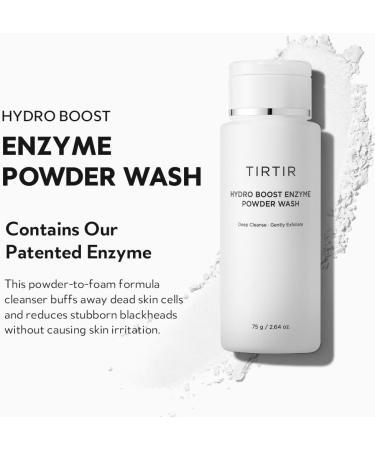 TIRTIR Hydro Boost Enzyme Cleansing Powder 2.64 Oz - Hydrating Cleansing Powder for All Skin Types | Shop Internationally - Buy Online on GoSupps.com