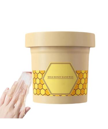 Masque pour les mains la cire de lait de miel cire pelable au miel exfoliation hydratante pour les mains adapt e aux mains gerc es 300g