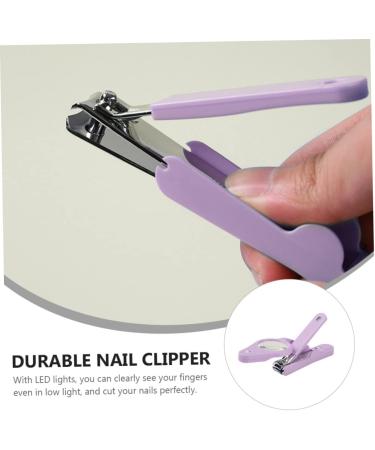 FOMIYES 1pc Nail Clippers Nail Scissors Nail Cutters Fingernails Clippers Trimmers for Men Nail Clipper with Magnifier Nail Shears Pet Nail Clipper Baby Japan Stainless Steel Purple 15*4.5*1.6cm Purple - Buy Online on GoSupps.com