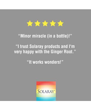 Solaray Organic Ginger 540mg - 100 VegCaps for Digestive Health - Buy Online on GoSupps.com