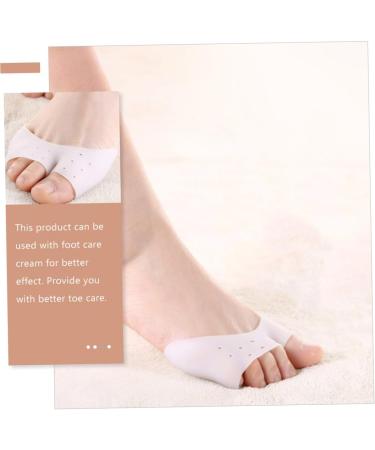 Hemoton 3 Pairs Toe Sleeve Silicone Gel Sneaker Socks - Breathable Toe Protectors for Ballet Shoes, Anti-Slip Pads for Tiptoe Cover - Buy Online on GoSupps.com