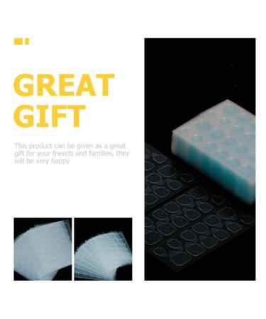 minkissy 150 Sheets Manicure Jelly Stickers Double Side Nail Sticker Simple Nail Sticker Convenient Manicure Paste Nail Paste Label Stickers Manicure Sticker No Trace Adhesive - Buy Online on GoSupps.com