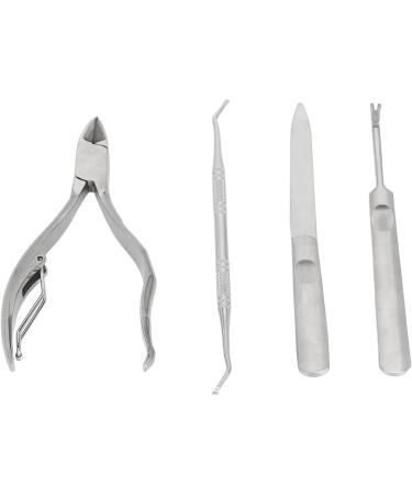 Cuticle Nipper Set 4 Piece Portable Cuticle Manicure Set with Nail Lifter for Home - Buy Online on GoSupps.com