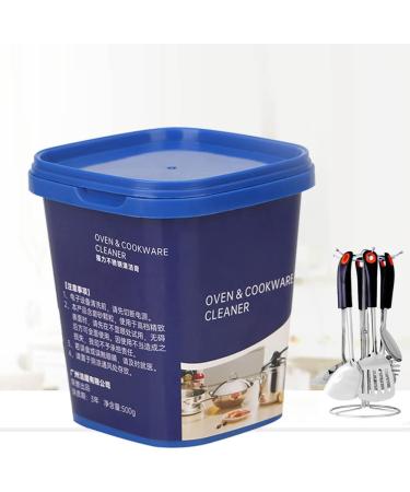 Kitchen Cleaner Paste - 500g Powerful Cookware Rust Removal Cleaning Paste | Cookware Cleaner Pots Cleaning Tool for Kitchen Ovens Grills Bakeware Nicything - Buy Online on GoSupps.com