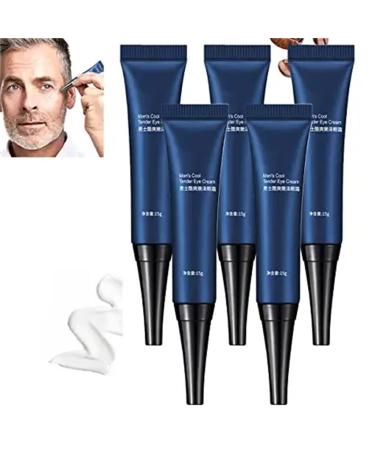 Himse Awaken Peptide Depuffing Eye Gel, Reduces Puffiness, Dark Circles, Under Eye Bags, Wrinkles and Fine Lines Around Eyes, Moisturizing Eye Cream for Men (5 Pcs)