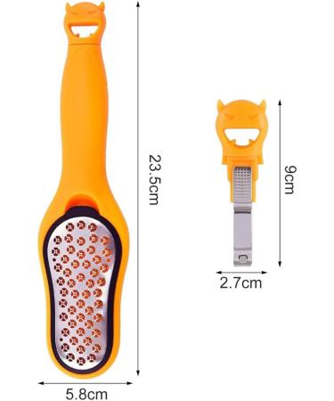 CENPEK Callus File 3 in 1 Multifunctional Foot Care Tool Stainless Steel Foot File with Pumice Stone Pedicure Tool for Removing Dead Skin Calluses and Cracked Heels - Buy Online on GoSupps.com