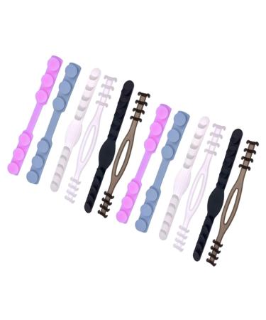 Gatuida protective mask 12 -in hook mask cord buckle mask accessories mask ear rope loop mask strap buckle fitting ear extension hooks 18x2cm