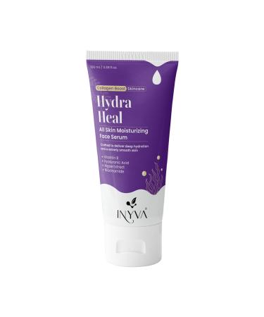 HydraHeal Moisturizing Face Serum | Enhanced with Vitamin B Hyaluronic Acid Algae Extract & Niacinamide| Intensive Hydration & Skin Repair | Soothes & Revitalizes All Skin Types - 100ml
