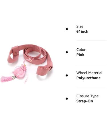YH&GS Roller Skate & Ski Boot Carrier Strap - Adjustable Shoulder Sling Leash for Ice Skates & Snowboard Boots - Fashionable Transport Strap for Yoga Mat - Pink - Women & Men - Buy Online on GoSupps.com