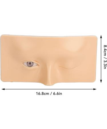 Dekaim Makeup Practice Board Silicone Face Eye Makeup Practice Board with Eyeshadow Brush for Self-taught or Professional Enthusiasts (White Skin) - Buy Online on GoSupps.com