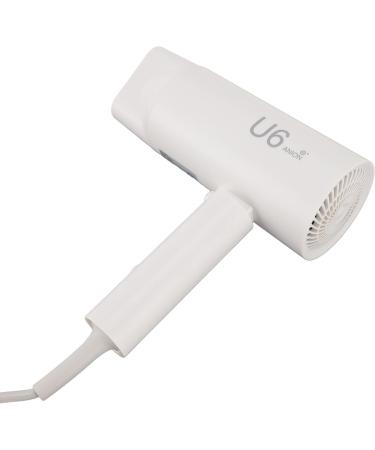 Portable High Speed Ionic Hair Dryer Constant Temperature Control for Home Travel White (US Plug 110V) - Buy Online on GoSupps.com