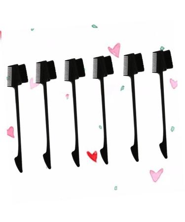 Housoutil 6pcs Eyelash Comb & Brow Brush Set - Multipurpose Eyebrow Spoolie & Lash Separator for Men & Women - Perfect for Mascara & Hair Teasing - Buy Online on GoSupps.com