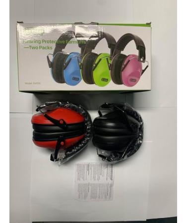 Dr.meter Children Ear Defenders | SNR 27dB Protective Earmuffs | Noise Blocking Ear muffs for Kids | Adjustable Headband | Black+Red - Buy Online on GoSupps.com