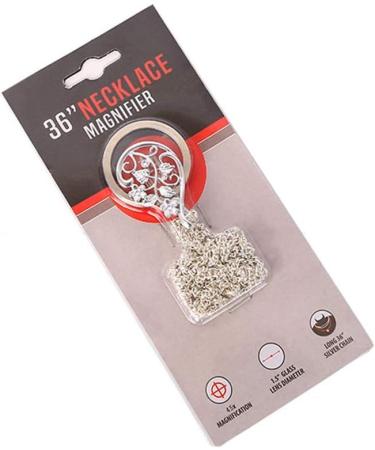 Magnifying Glass for Women Wearable Magnifier Decoration Reading Loupe Magnifying Glass Necklace Women Magnify Glass with Vine Rhinestone Pendant Necklace Jewelry Vision - Buy Online on GoSupps.com