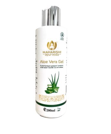 Maharishi Ayurveda Aloe Vera Gel | Aloe Vera leaves | Particularly pure | For the whole body | 200 ml | Pack of 1
