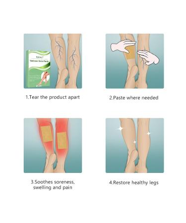 Varicose Veins Patch - Effective Treatment for Spider Veins | 12 Pcs | Fast International Shipping - Buy Online on GoSupps.com