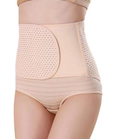 QUUPY Postpartum Belly Wrap - Adjustable Body Shaper & Abdominal Binder for Postnatal Support - Slimming Breathable Women's Waist Band - Buy Online on GoSupps.com